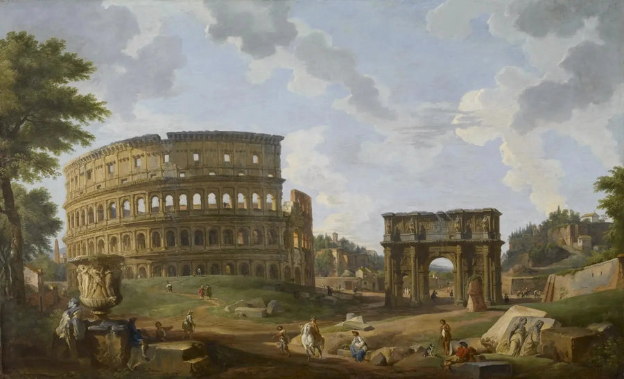 Widok Koloseum - Giovanni Paolo Panini