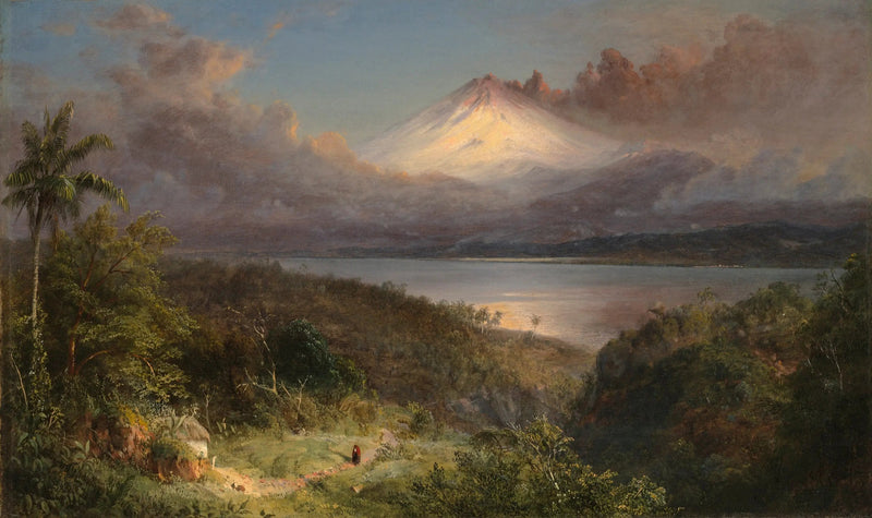 Widok na Cotopaxi - Frederic Edwin Church