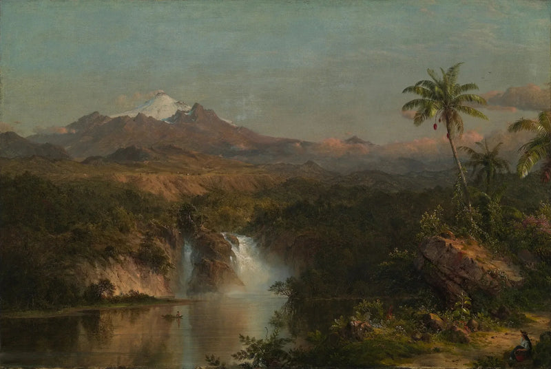 Widok na Cotopaxi - Frederic Edwin Church