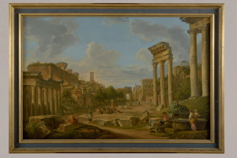 Widok forumu w Rzymie - Giovanni Paolo Panini