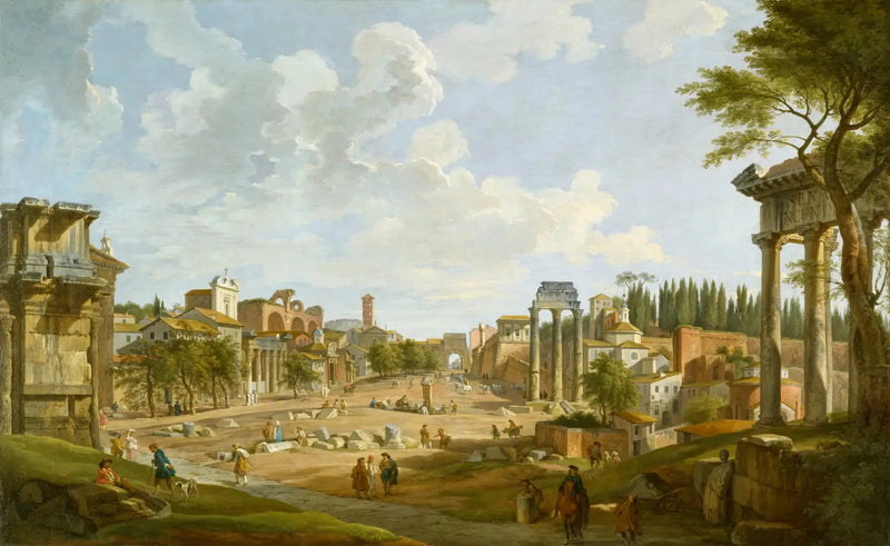 Widok Forum Rzymskiego - Giovanni Paolo Panini