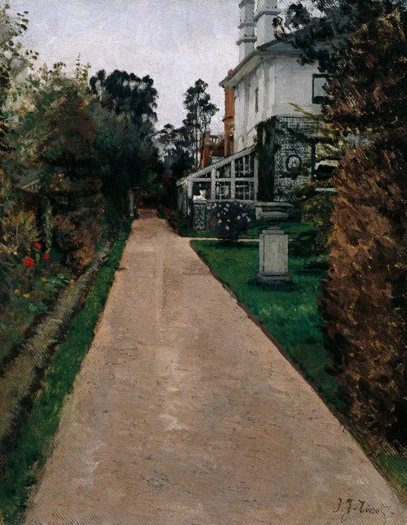 Widok na ogród przy 17 Grove End Road - James Tissot