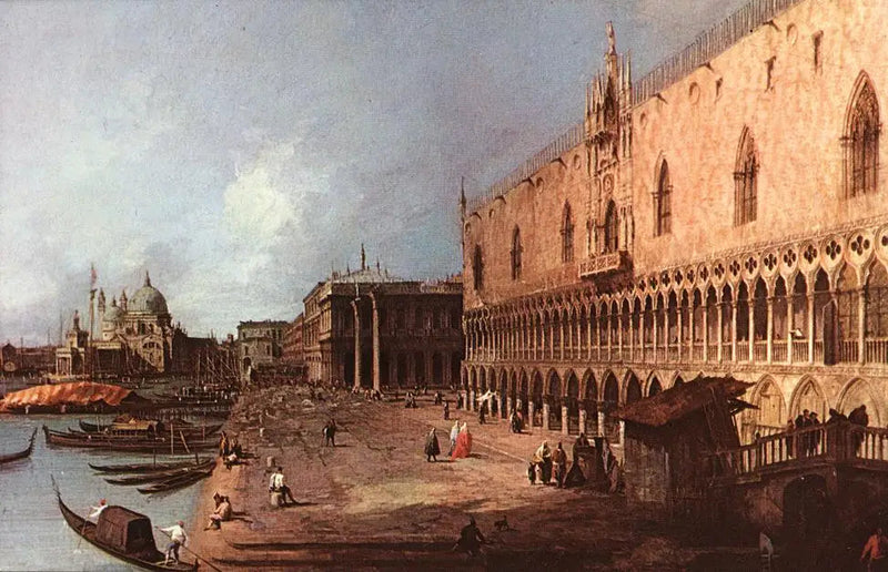 Widok na Molo, Wenecja - Canaletto