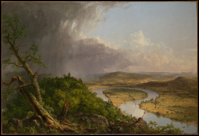 Vue du mont Holyoke après un orage — Le Méandre - Thomas Cole