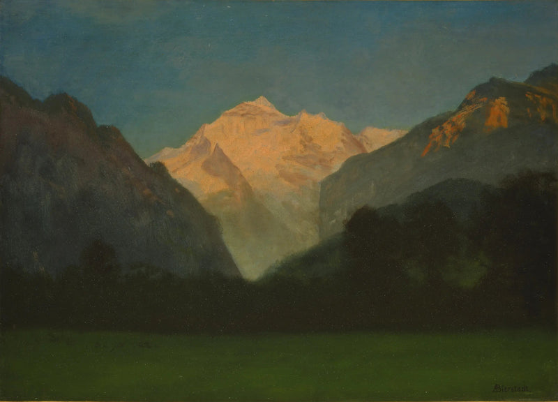 Widok na Park Lodowców - Albert Bierstadt