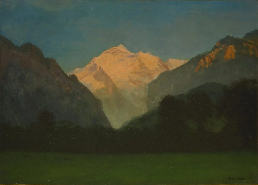 Widok na Park Lodowców - Albert Bierstadt