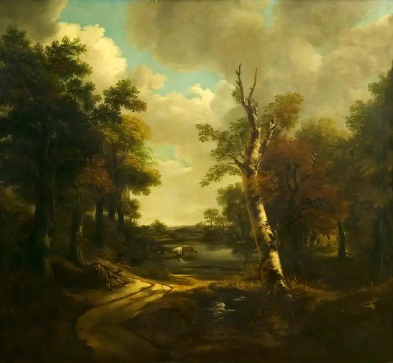 Widok na park Drinkstone, Stowmarket, Suffolk - Thomas Gainsborough