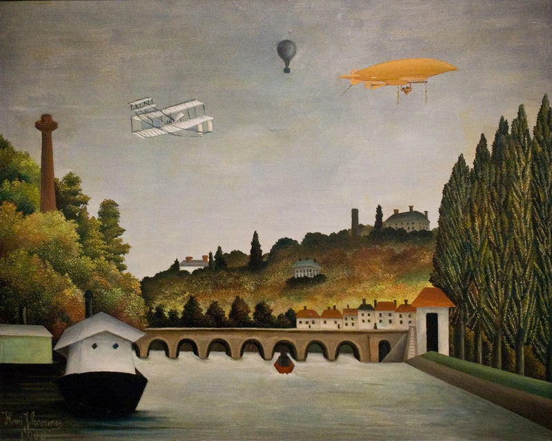 Widok na most Sèvres - Henri Rousseau