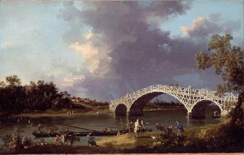 Widok na most Walton - Canaletto