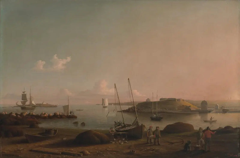 Widok na port w Gloucester - Fitz Henry Lane