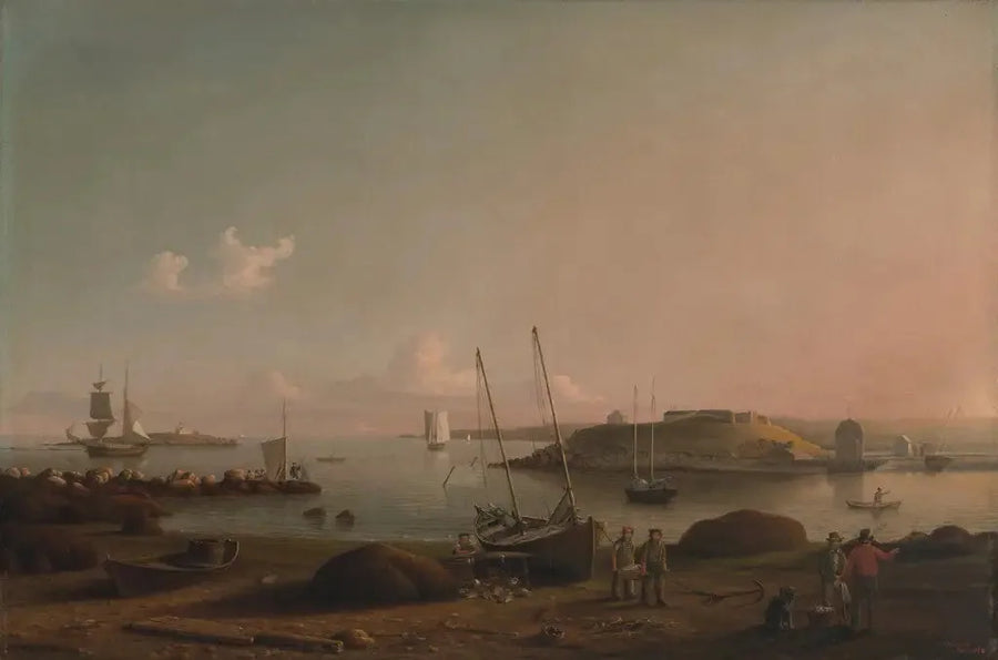 Widok na port w Gloucester - Fitz Henry Lane