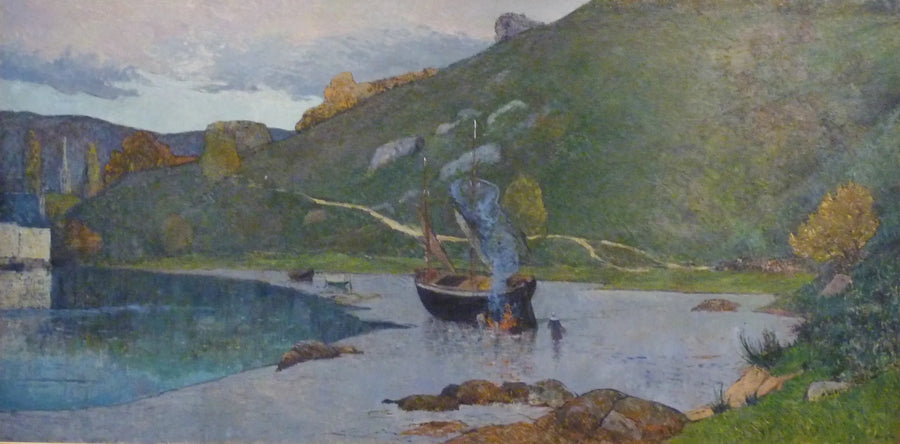Widok na port w Pont-Aven - Maxime Maufra