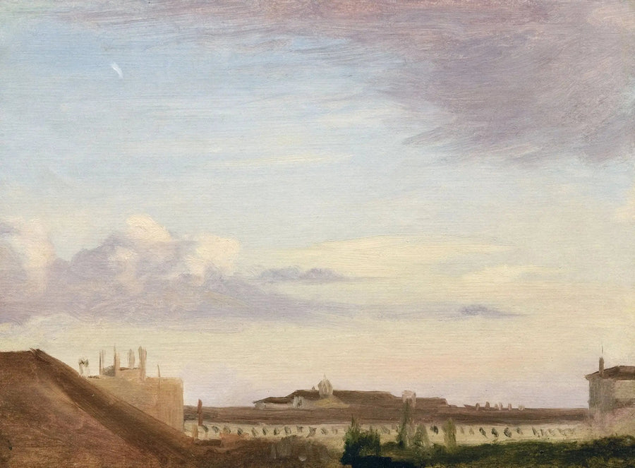 Widok na Quirinal - Edgar Degas