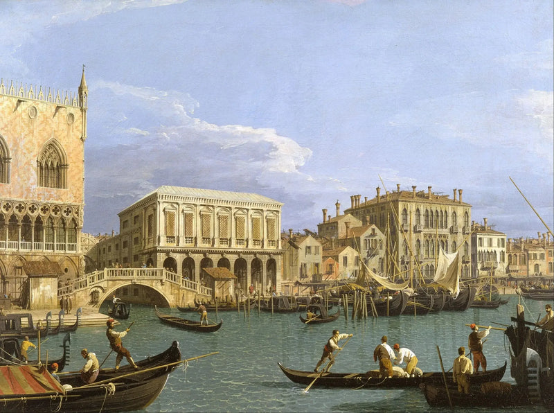Widok na Riva degli Schiavoni, Wenecja - Canaletto