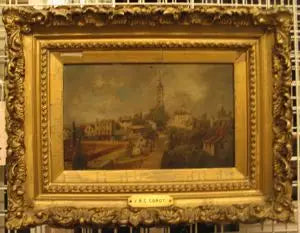 Widok miasta - Jean-Baptiste Camille Corot