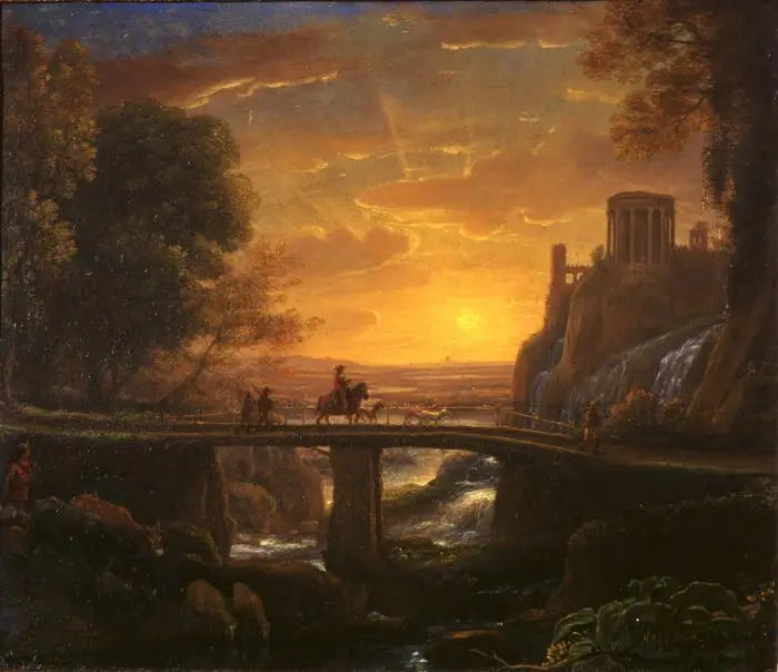 Wyimaginowany widok Tivoli - Claude Lorrain