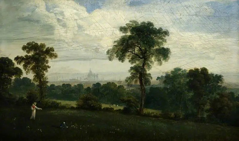 Widok na Londyn z daleka - John Martin