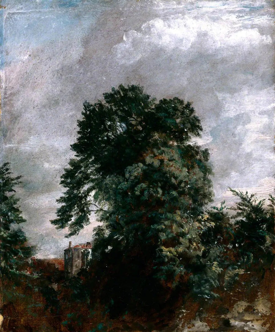 Dalszy widok na gaj, Hampstead - John Constable