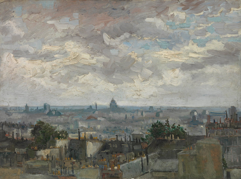 Widok Paryża - Vincent van Gogh