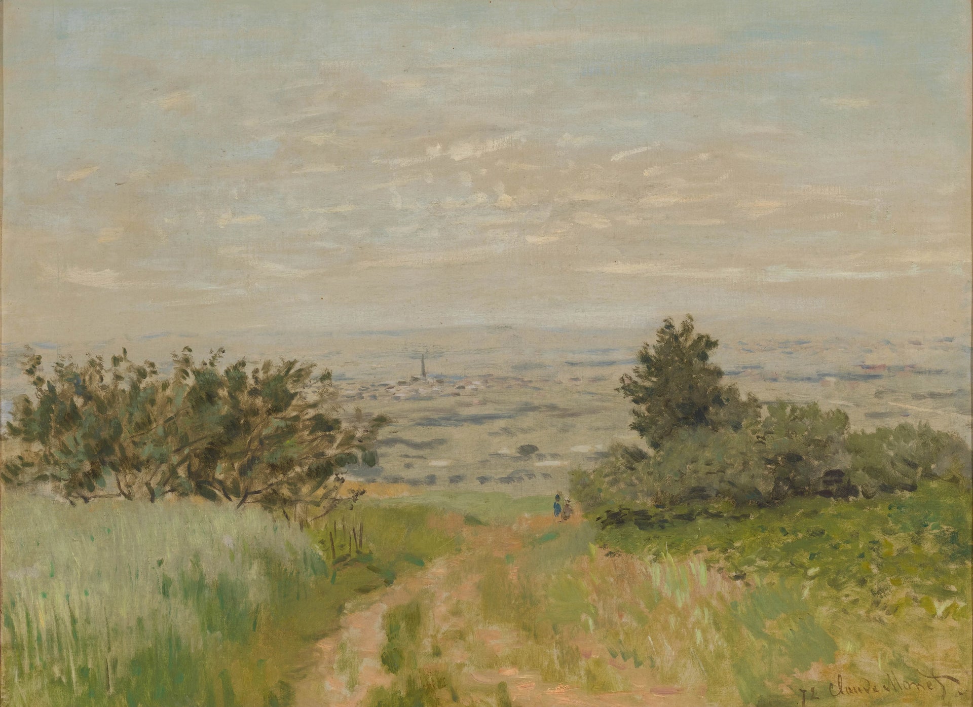 Vue de la plaine d’Argenteuil, coteaux de Sannois W220 par Claude Monet