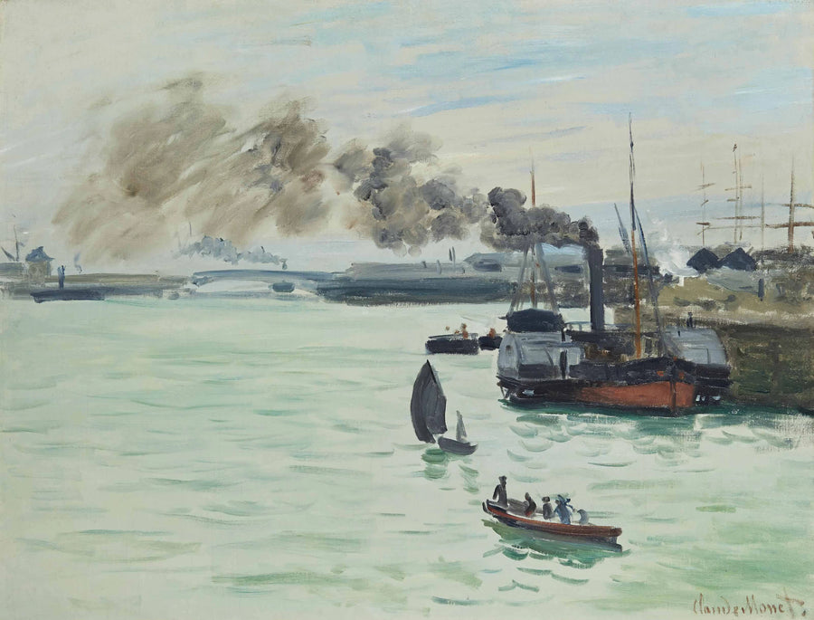 Widok na port W169 - Claude Monet