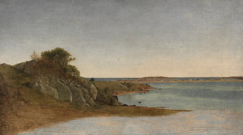 Widok w pobliżu Newport - John Frederick Kensett