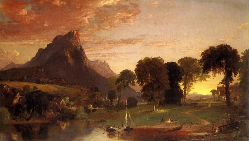 Widok w pobliżu Sherburne, hrabstwo Chenango - Jasper Francis Cropsey