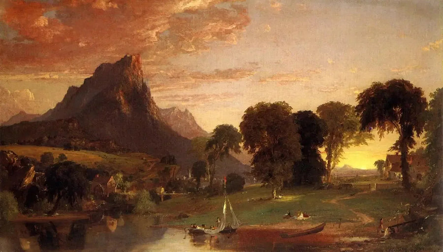 Widok w pobliżu Sherburne, hrabstwo Chenango - Jasper Francis Cropsey
