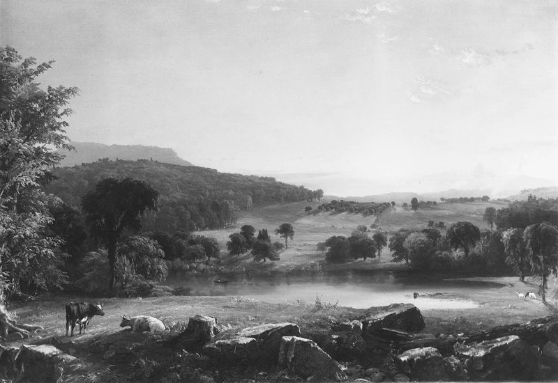Widok w pobliżu Sherburne, hrabstwo Chenango, Nowy Jork - Jasper Francis Cropsey