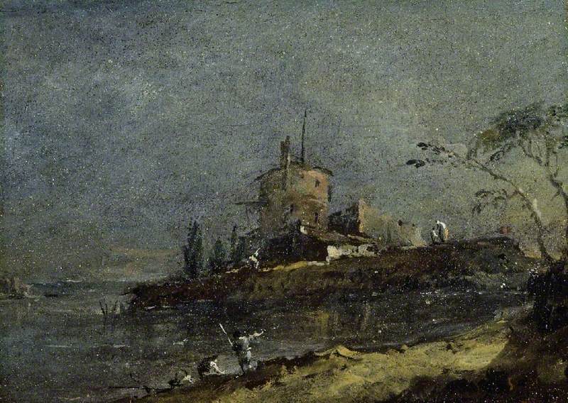 Widok zbliżony do Wenecji - Francesco Guardi