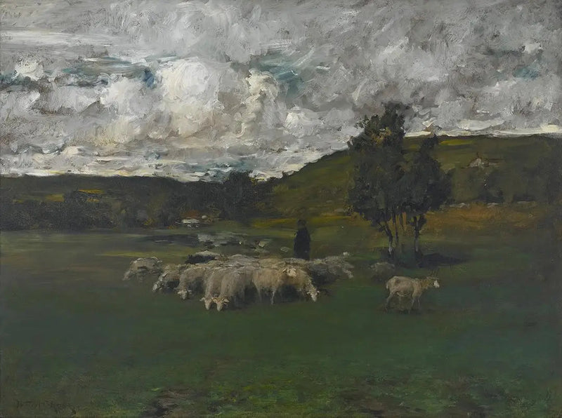 Widok z bliska na komisję wyborczą - William Merritt Chase