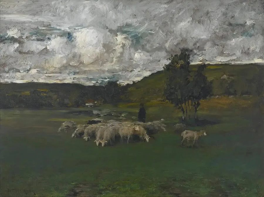 Widok z bliska na komisję wyborczą - William Merritt Chase