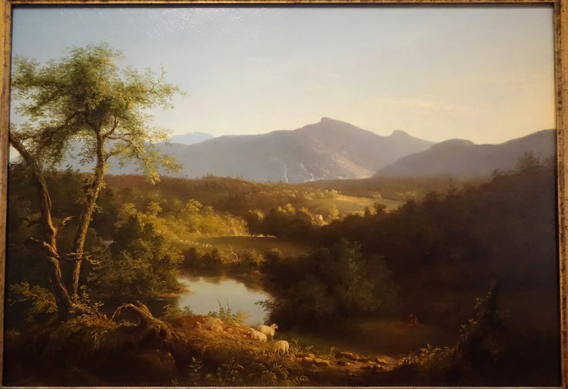 Widok z bliska na wioskę Catskill - Thomas Cole