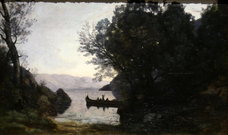 Widok z Riva, Tyrol włoski - Jean-Baptiste Camille Corot