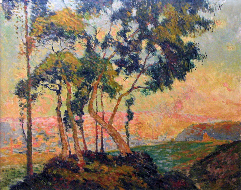 Widok z Mont-Gargan o zachodzie słońca - Robert Antoine Pinchon
