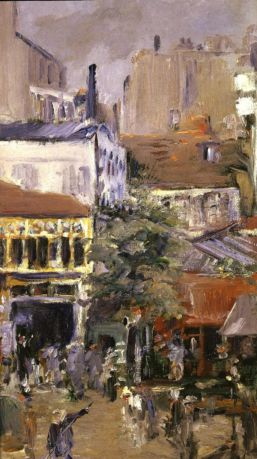 Widok na Plac Clichy - Édouard Manet