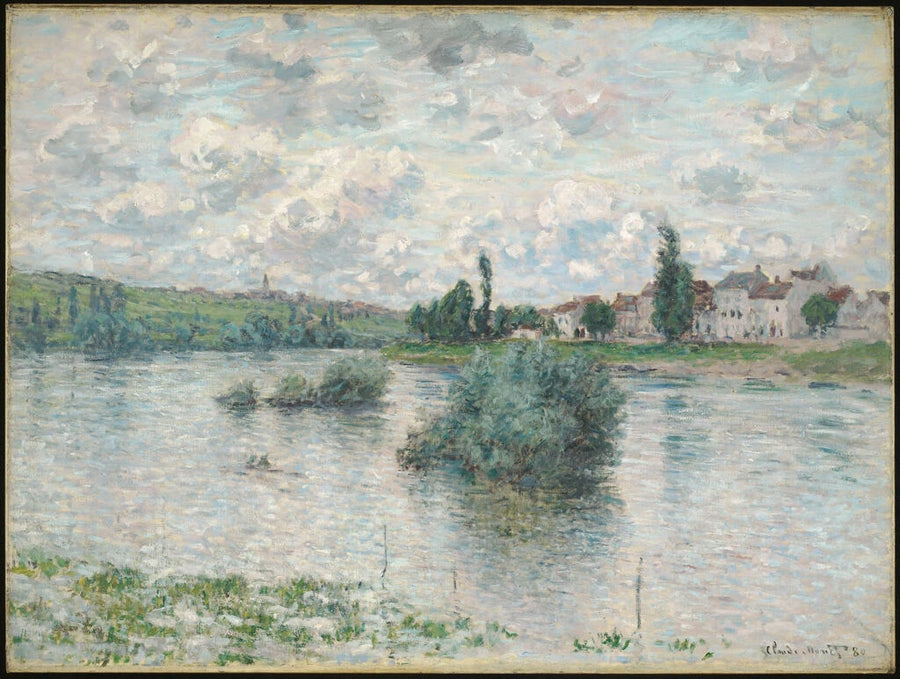 Widok na Sekwanę w Lavacourt W540 - Claude Monet