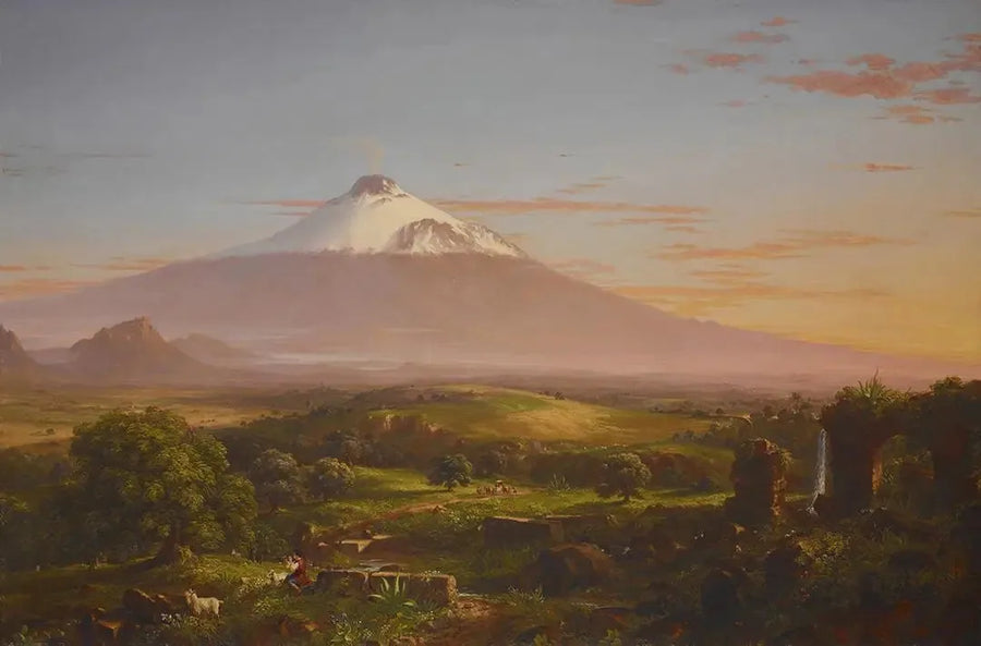 Widok na Etnę - Thomas Cole