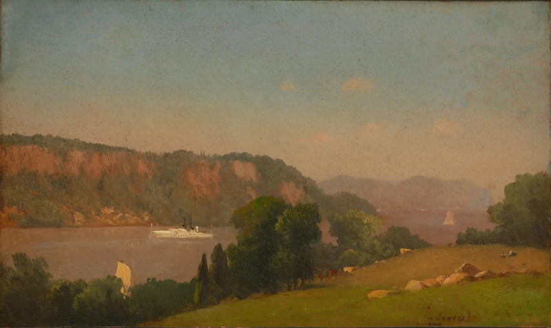 Widok na Hudson - George Inness