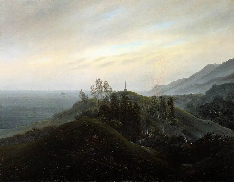 Widok na Morze Bałtyckie - Caspar David Friedrich