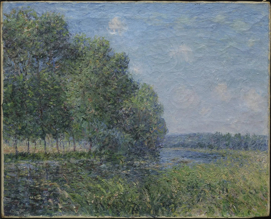 Widok na rzekę - Alfred Sisley