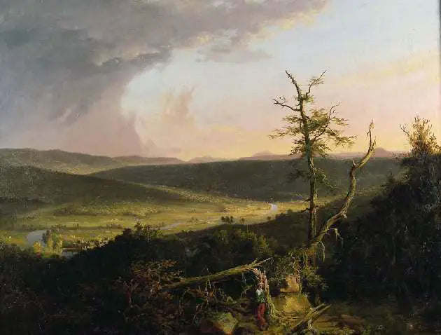 Widok na Schoharie - Thomas Cole