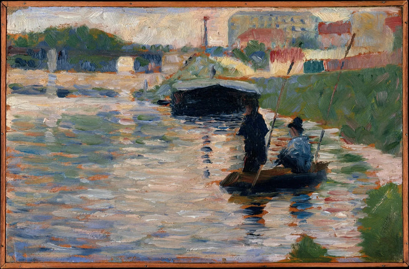 Widok na Sekwanę - Georges Seurat
