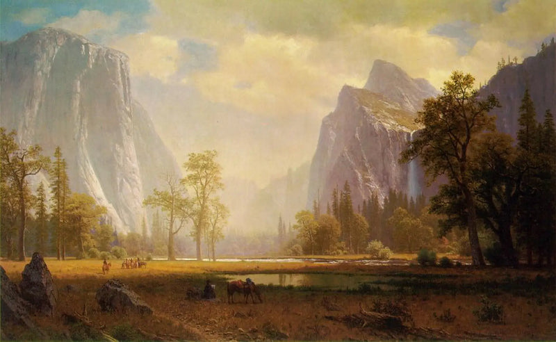 Widok na Dolinę Yosemite - Albert Bierstadt