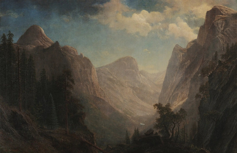 Widok na Dolinę Yosemite - Albert Bierstadt