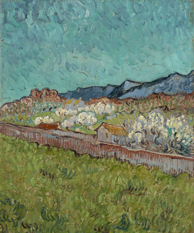 Widok na Alpilles - Vincent van Gogh
