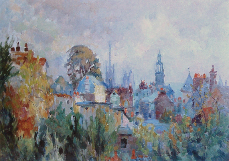 Widok na Rouen - Robert Antoine Pinchon