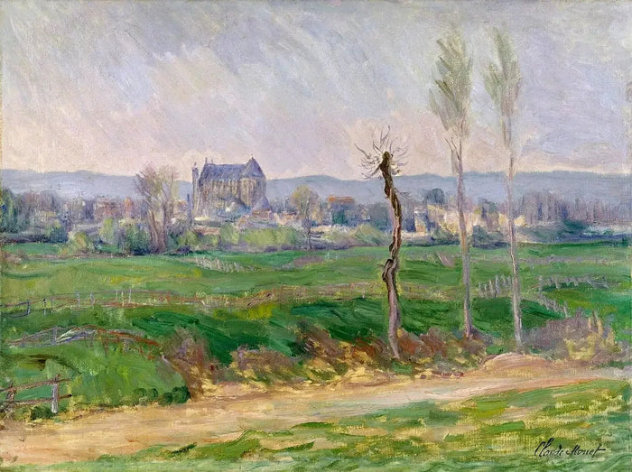 Widok na Vernon W1061 - Claude Monet