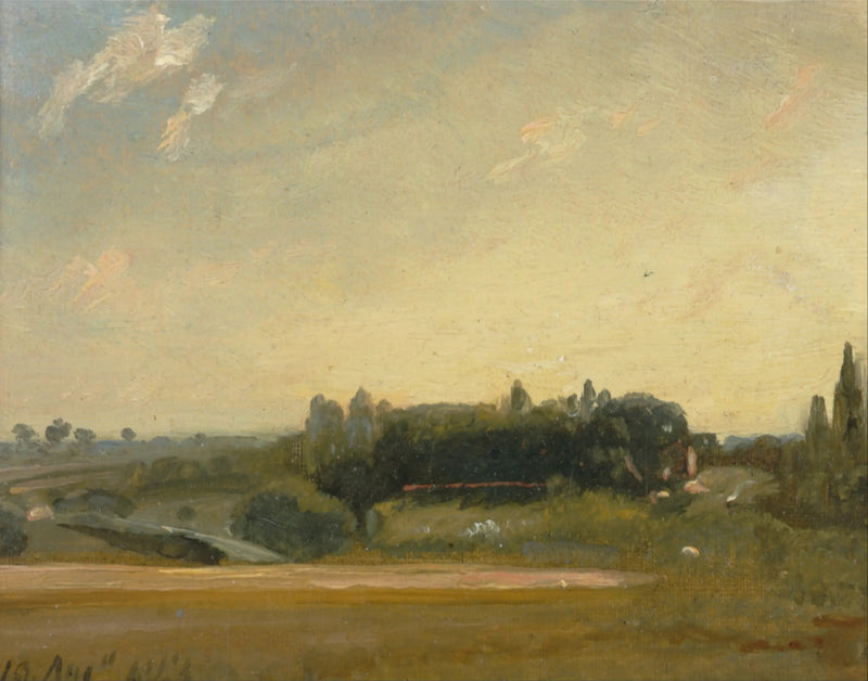 Widok na plebanię, East Bergholt - John Constable