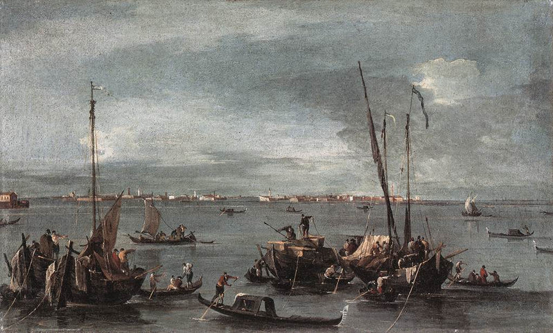 Widok na Murano z Fondamente Nuove, Wenecja - Francesco Guardi